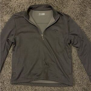 Callaway Men's Charcoal Zip Up Sweater